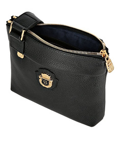 Billionaire Leather Cross body Crest , Black / Gold (1 foto / 4)