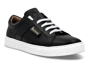 Billionaire Leather Lo-Top Sneakers , Black (1 foto / 5)