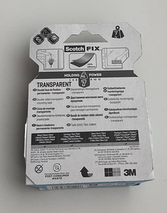 Scotch-Fix Transparent Mounting Tape (2 foto / 2)