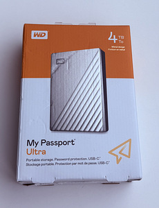 Western Digital WD My Passport Ultra 4TB USB-C , Silver (1 foto / 5)