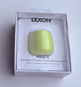 Lexon Mino X Floating Bluetooth speaker Yellow / Black (1 фото из 10)