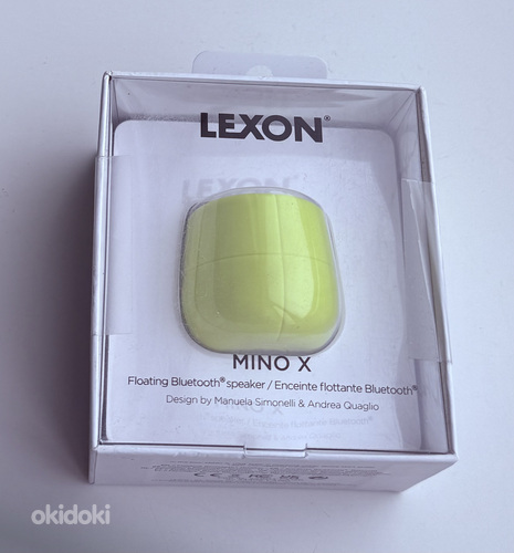 Lexon Mino X Floating Bluetooth speaker Yellow / Black