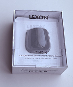 Lexon Mino X Floating Bluetooth speaker Yellow / Black (6 фото из 10)