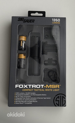 Sig Sauer Foxtrot-MSR Compact Tactical White Light 1350 Lm