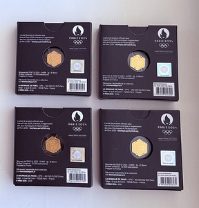 France Gold Coin 250 Eur (3 g) , Olympic games Paris 2024 (2 foto / 2)