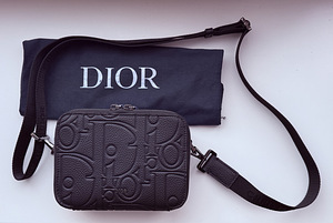 Dior Zipped Pouch with Strap , Black (6 foto / 8)