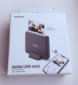 Fujifilm Instax Link Wide , Mocha Gray (1 foto / 4)