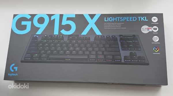 Logitech G915 X LIGHTSPEED TKL SWE , Black