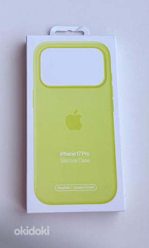 Apple iPhone 17 Pro Silicone Case with Magsafe , Neon Yellow