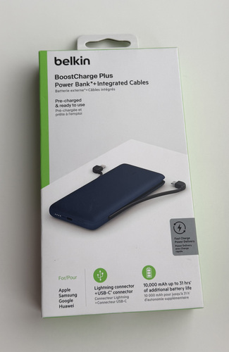 Belkin BoostCharge Plus 10K USB-C Power Bank