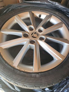 Продам оригинал диски Skoda 17' 300€ - 4шт + резина 205/50R (5 foto / 7)