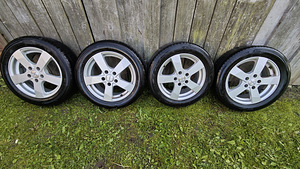 16" 6 1/2 Jx16 литые диски vw golf с летними шинами 205/55