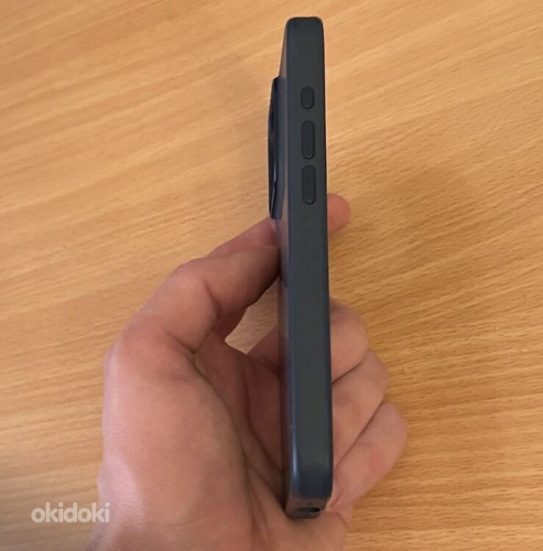 Оригинальный чехол для iPhone 15 Pro Storm Blue
