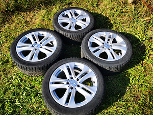Mercedes original r17+rehvid 245/45 (1 foto / 9)