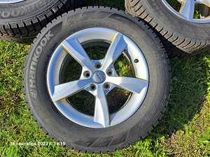 Диски Audi r16 + шипованные шины 225/60 (3 фото из 9)