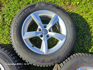 Диски Audi r16 + шипованные шины 225/60 (4 фото из 9)