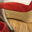 Замшевые туфли BATA красно-алого цвета. (фото #3)