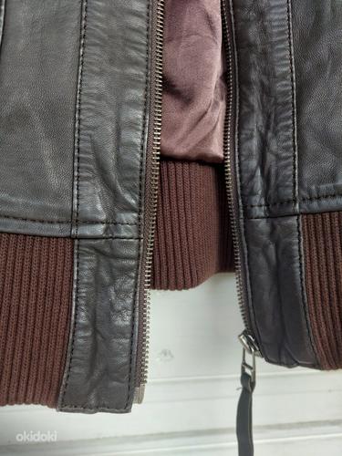 Кожаная куртка качество XS-S (фото #10)