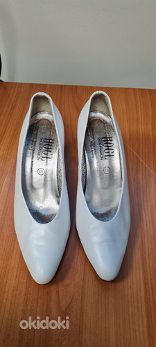 Праздничные белые туфли, размер 37,5 (фото #4)