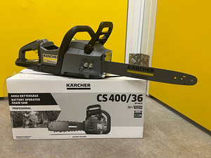 Müüa UUS akukettsaag ja AKU Kärcher CS 400/36 Bp Pack (1 foto / 4)