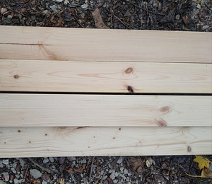 Töödeldud lauad, pikkus 3,10 m, laius 10 cm. (3 foto / 3)