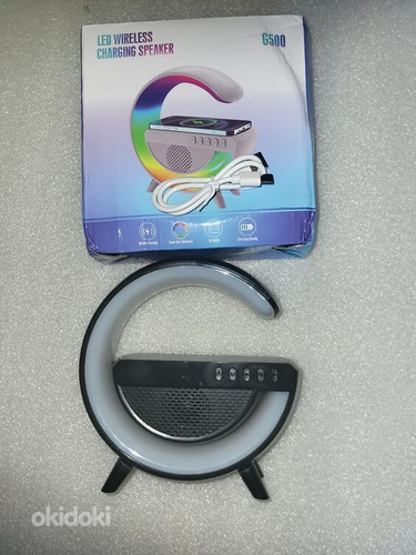Bluetooth-динамик G500 с беспроводной зарядкой (фото #9)