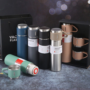 Termos 500 ml roostevabast terasest vaakumtermos + 2 tassi (6 foto / 10)