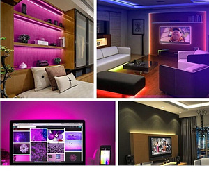 LED-valgusriba 5-20M 24 nupugaga IR-kaugjuhtimispult, APP (5 foto / 9)