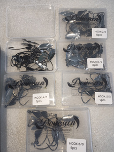 Offset konksud Swimbait Bladed 10 tk (6 foto / 6)