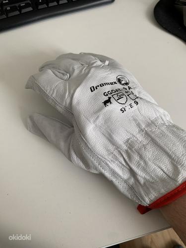 Kitsenahast töökindad / Рабочие перчатки из козьей кожи (фото #2)
