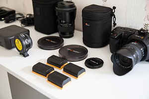 Blackmagic Pocket 4K + metabones набор (2 фото из 9)