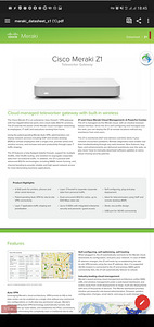 VPN Cisco Meraki Z1 Managed Cloud Gateway switch (5 foto / 6)