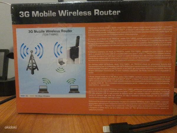 Мобильный беспроводной маршрутизатор 3G TrendNet (фото #2)