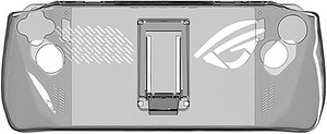ASUS ROG Ally mängukonsooli ümbris, kõvast materjalist+toega (2 foto / 5)