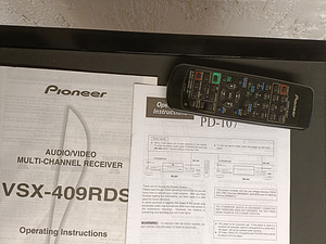 AV-ресивер Pioneer VSX-409RDS и CD-плеер PD-107 (2 фото из 3)