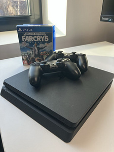 Playstation 4 Slim (1TB) + 2 pulti ja mängud (1 foto / 1)