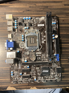MSI H81M-E34, 8gb DDR3 1600, Intel Core i3-4170 3.70ghz (1 foto / 6)