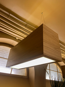 Светодиодные деревянные потолочные светильники
