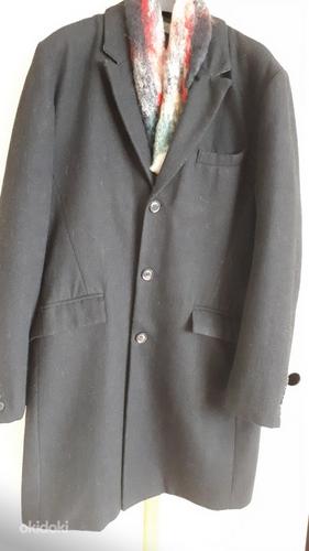 Продается мужское пальто , размер L, 52, черного цвета. (фото #3)