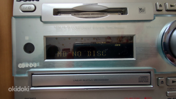 Muusika minikeskus Sony HiFi-komponentide süsteem DHC MD333 (foto #4)