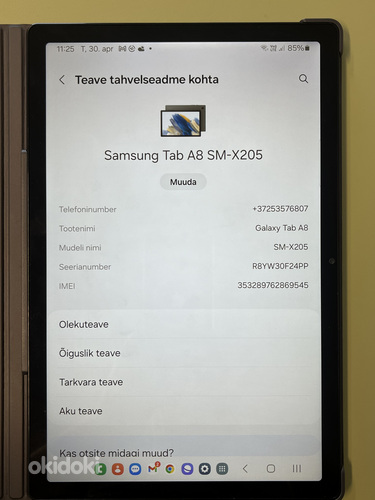 Samsung Galaxy Tab A8 10,5" LTE SM-X205 4GB 64GB (foto #2)
