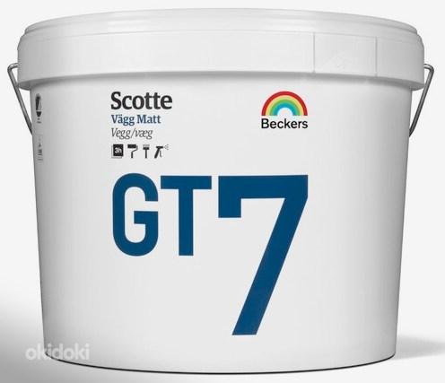 Värv Beckers Scott GT 7 poolmatt valge akrüül sisevärv (foto #1)