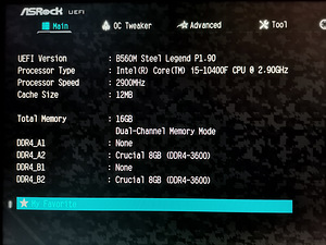 B560m steel legend + I5 10400f + 16gb ddr4 3600 + CPU кулер (10 фото из 10)