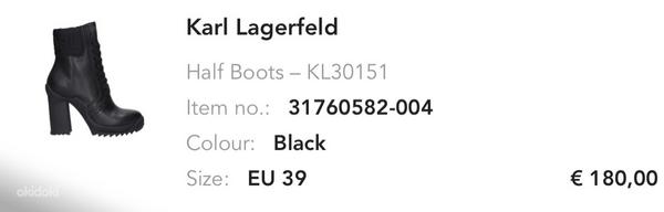 Karl lagerfeld обувь полусапоги 39 женские (фото #1)
