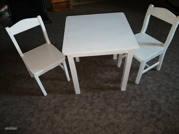 Laste laud ja 2 tooli (foto #2)