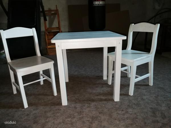 Laste laud ja 2 tooli (foto #3)