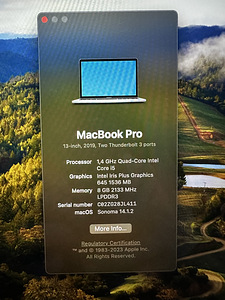 Macbook pro, 13- inch, 2019 (4 foto / 5)