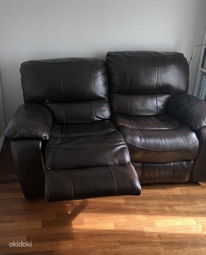 Продам кожаный диван (как новый!) (фото #4)