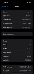 iPHONE 14 PRO 128GB VALGE (9 foto / 9)
