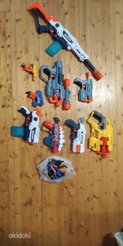 Продам набор детских пистолетов Nerf и XShot. Коллекция-9 шт (фото #1)